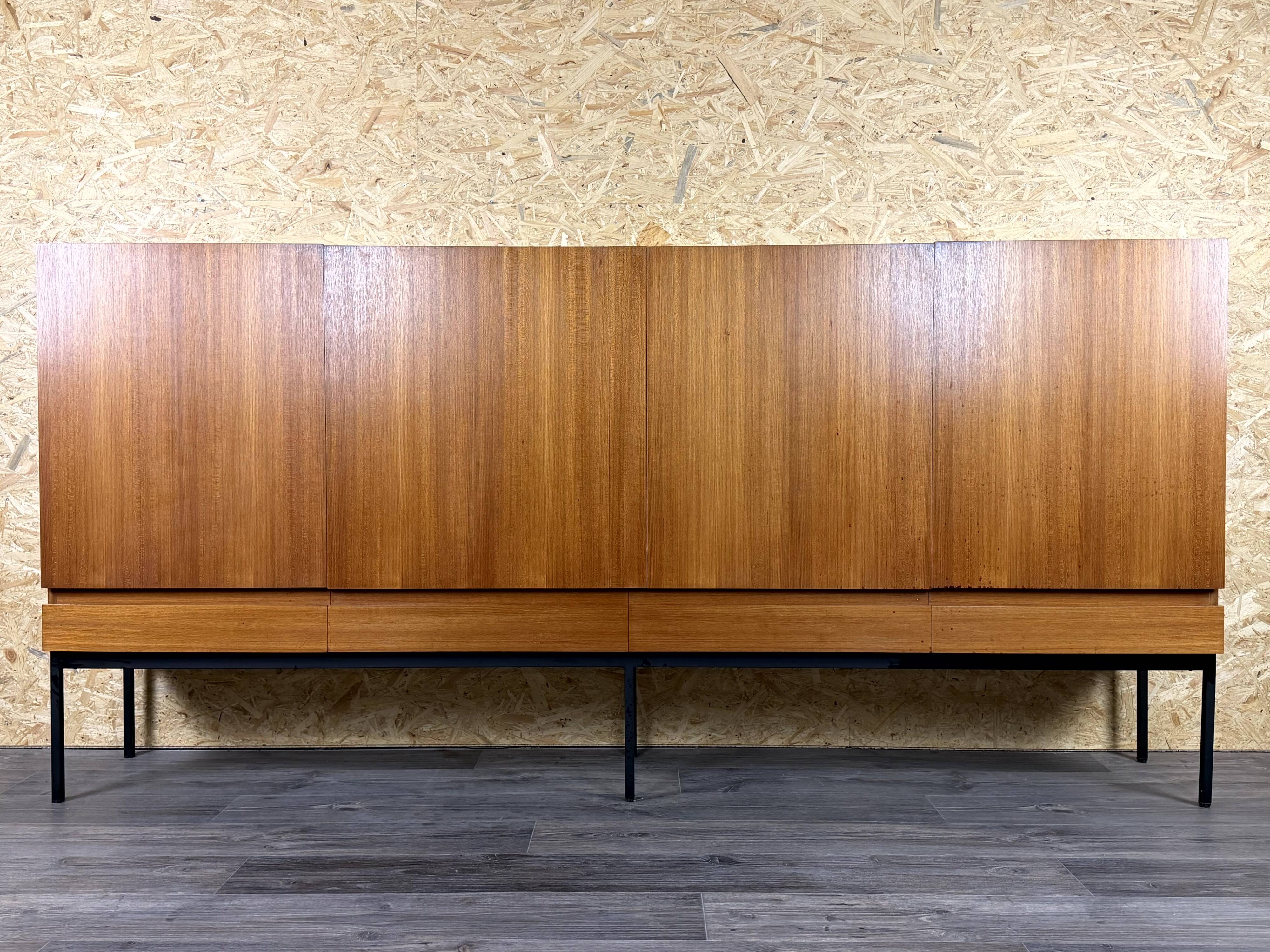 Buffet haut B60 en teck par Dieter Waeckerlin pour Behr, années 1960-1970