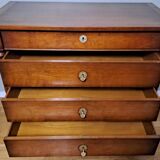Bureau commode en acajou