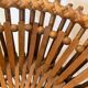 Vintage Wicker and Bamboo Amphora Umbrella Stand , Italy