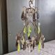 Small crystal boudoir chandelier - 1 light Bobeche signed Baccarat Epoque