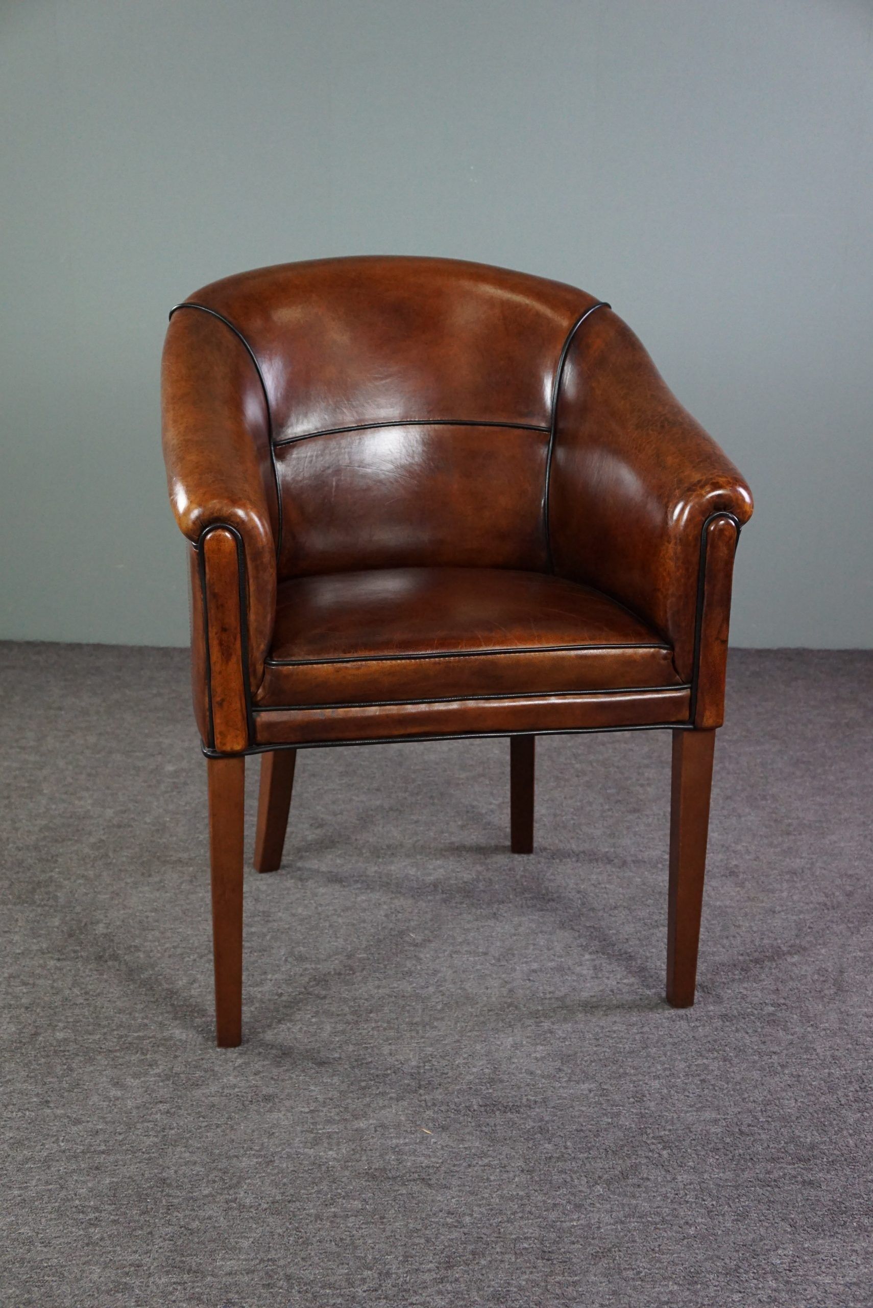 Sheepskin convertible armchair side chair