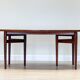 Extendable dining room table and chairs (by Kristian Solmer Vedel)