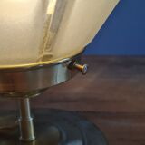 Table lamp in pressed glass
