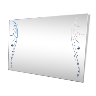 Engraved mirror 42x60 cm