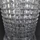 Art Deco vase in cut crystal, h - 32 cm.