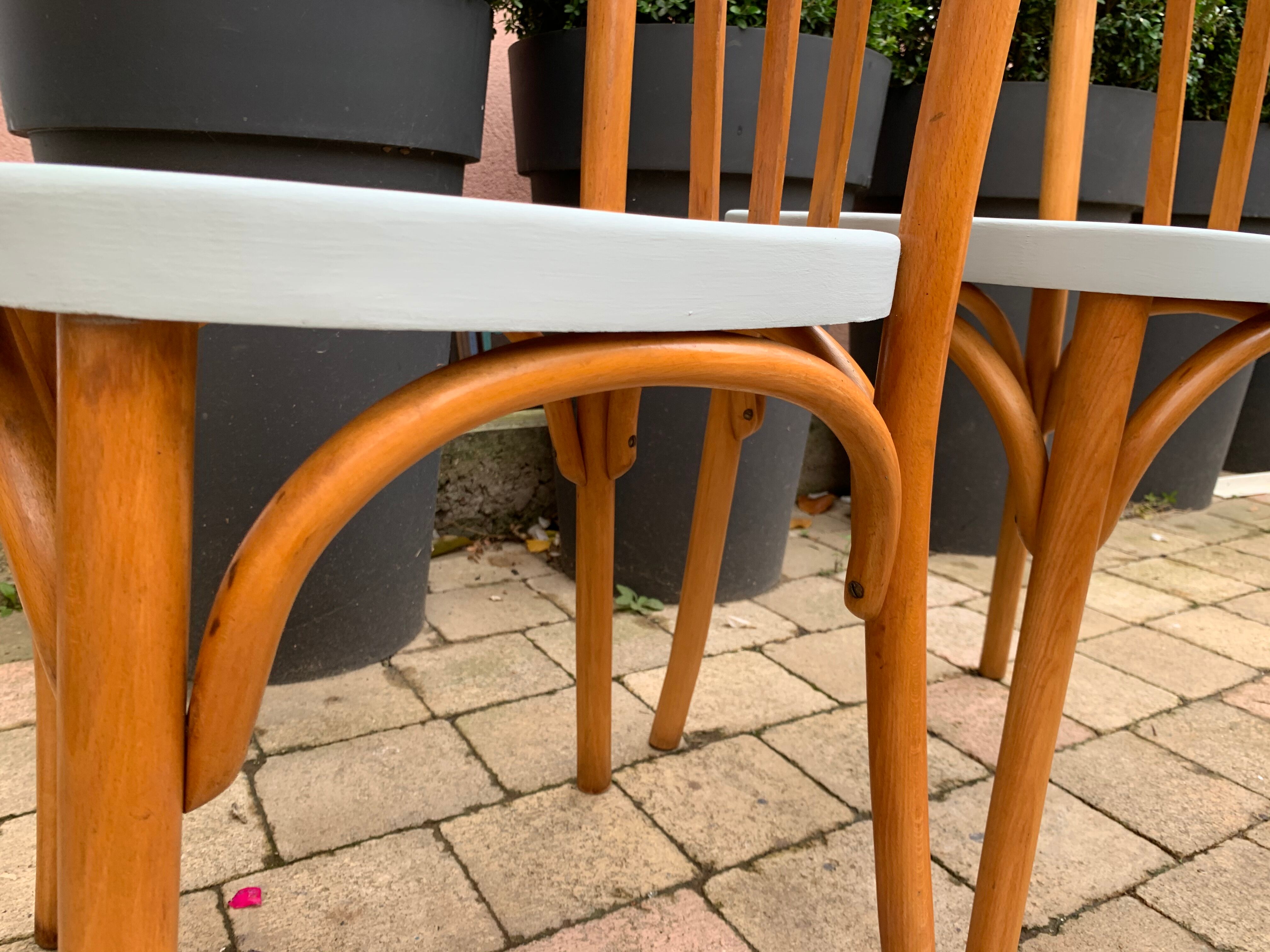 Pair of bistro chairs
