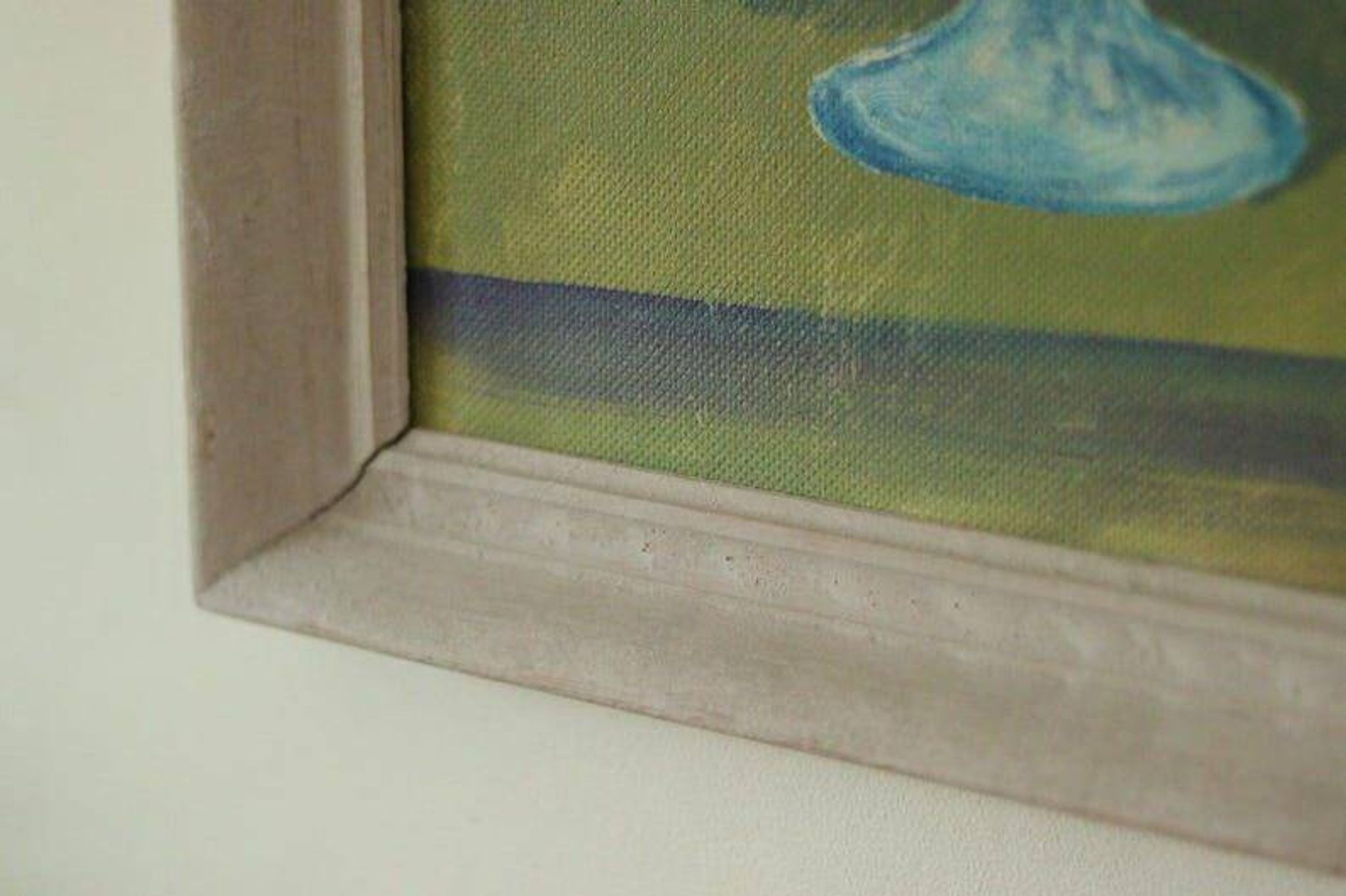 Original Vintage Oil on Panel – “Still Life: Fruit and Yellow Flower”