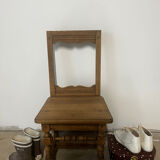 Solid oak chair for children