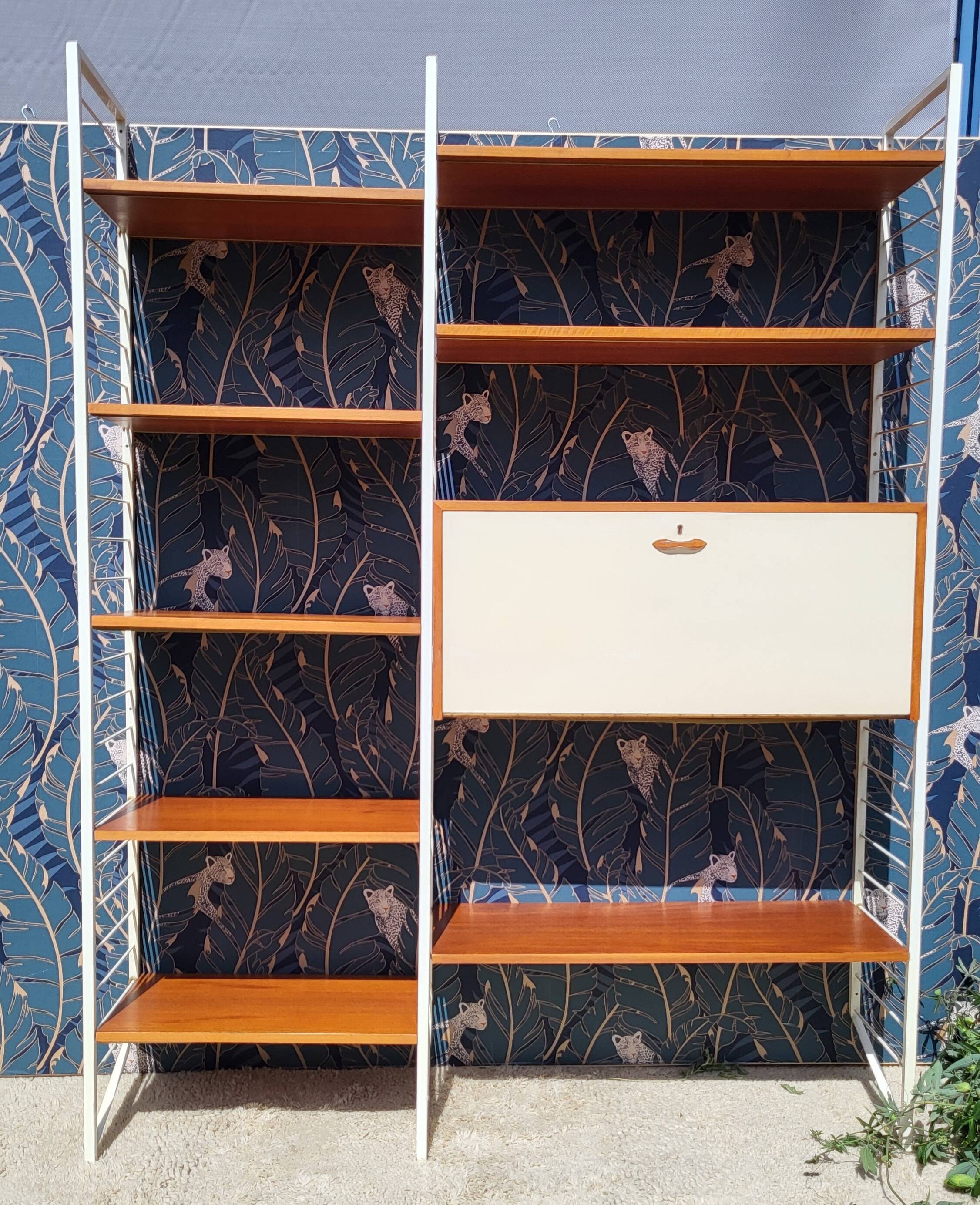 Système modulable Ladderax • Bureau Staples • Robert Heal, Londres, c.1960
