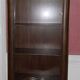 Classic style showcase in varnished wood