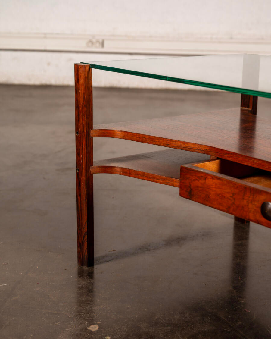 Rosewood coffee table