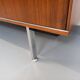 Vintage modernist enfilade in rosewood and chrome metal from the 60s and 70s.