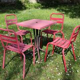 Vintage garden furniture Tolix