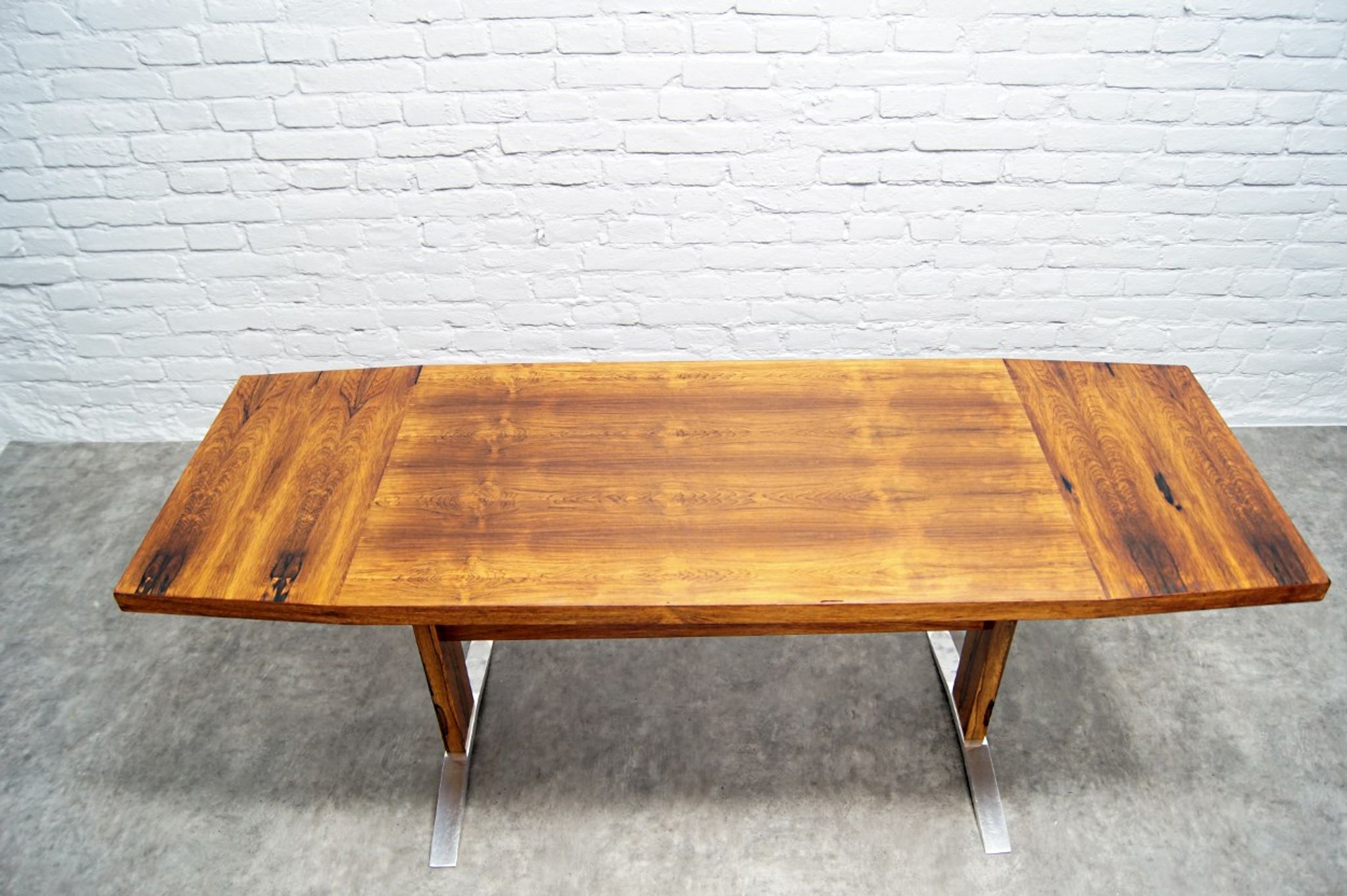 Vintage adjustable rosewood dining or coffee table from K&G, 1960s