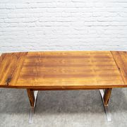 Vintage adjustable rosewood dining or coffee table from K&G, 1960s