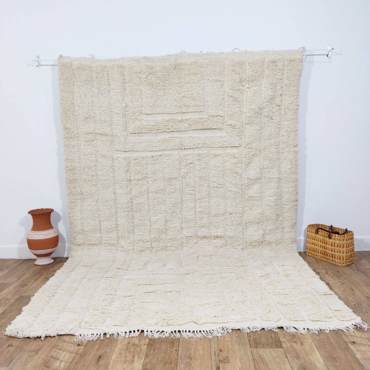 Handmade moroccan berber rug 305 x 207 cm