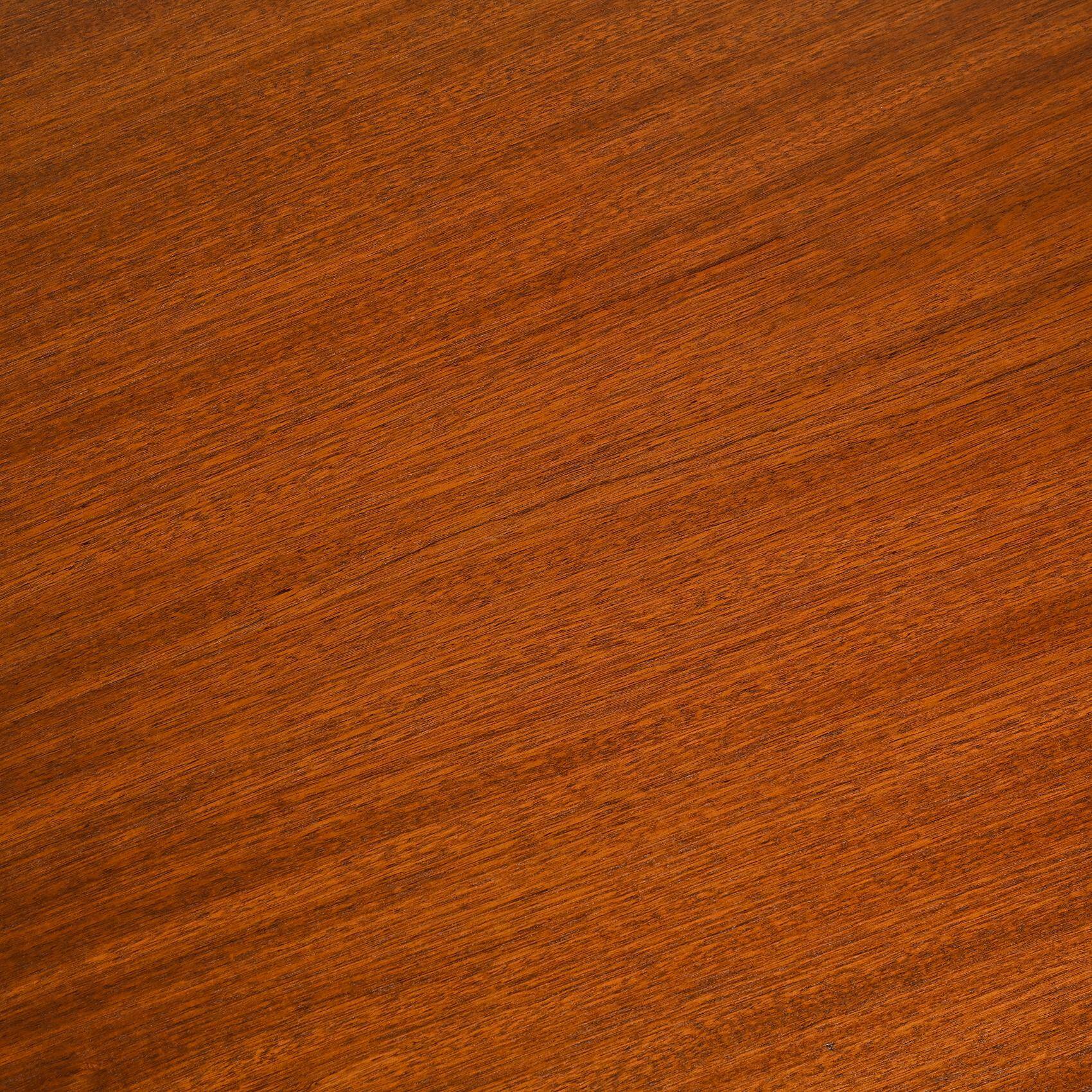 André Sornay round mahogany table, Sornay Furniture 1960
