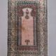 Turkish silk rug shabby vintage, 128x79cm tribal clearance 2510