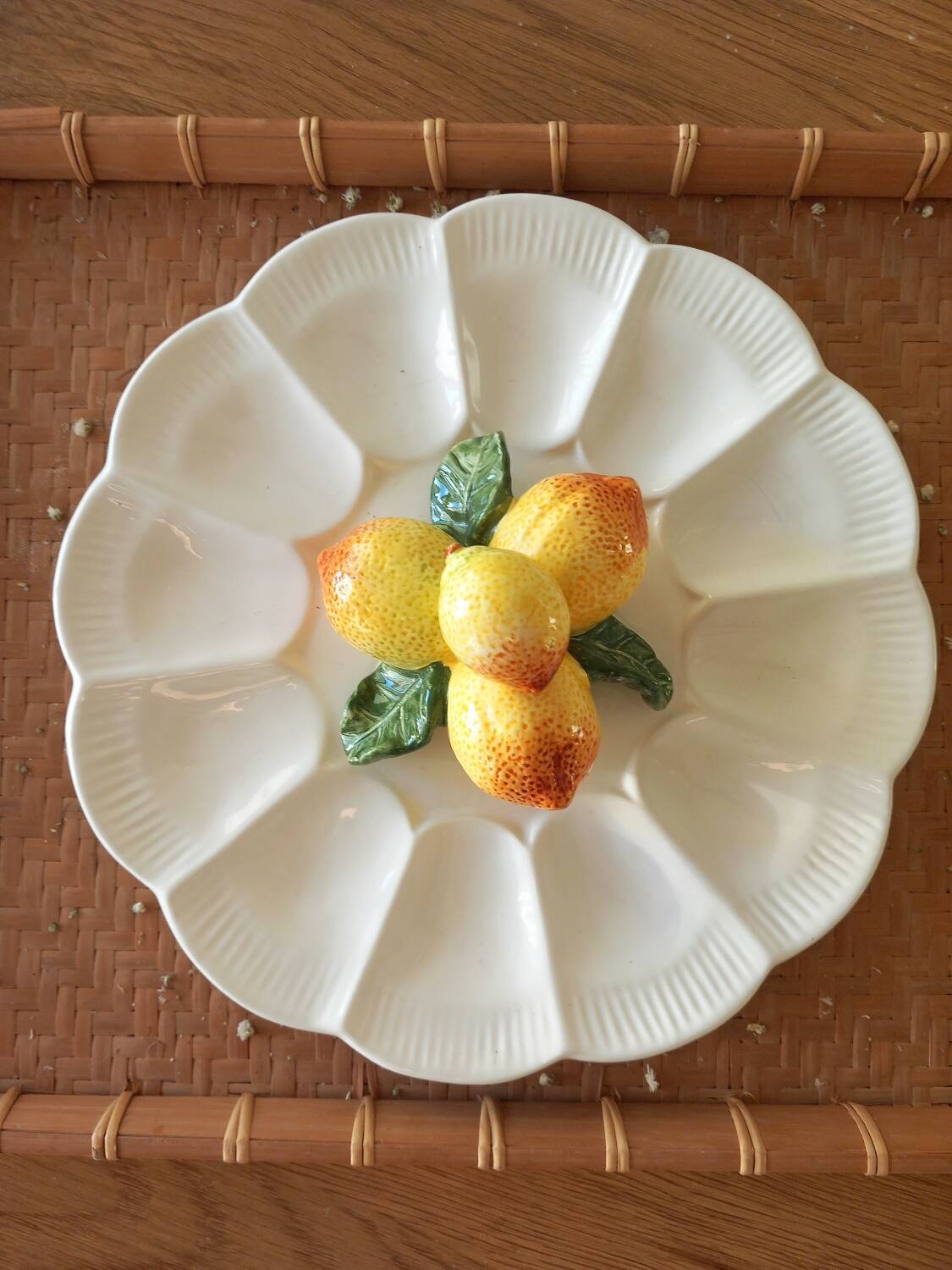 Barbotine oyster dish