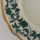 Antique oval ceramic plate by Richard, decorations, Italy, 19th century.