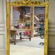 Large 19th Century Gilded Stucco Mirror