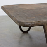 Industrial metal coffee table