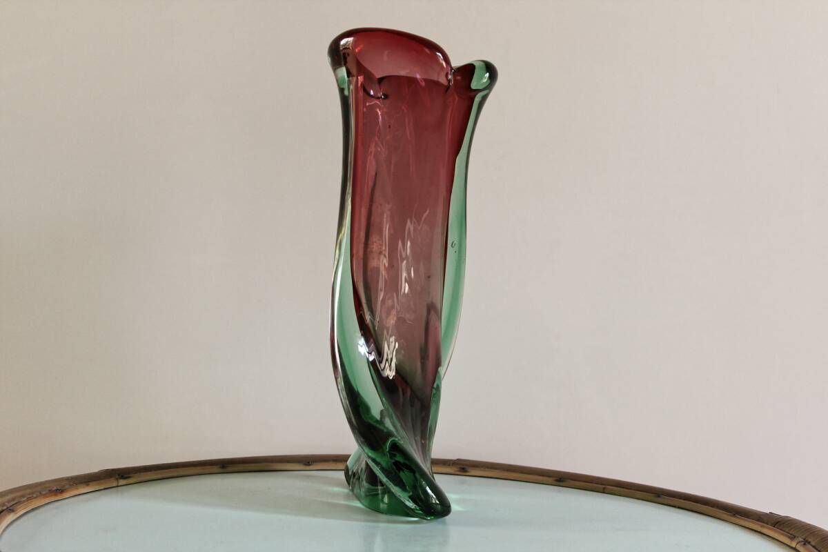 Murano blown glass vase