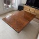 Table basse bar loupe d’orme et miroirs roche bobois