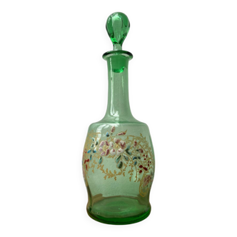 Legras 1900 enameled liqueur carafe