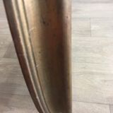 Old mirror gilded wooden frame.