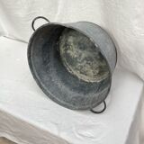 Old zinc basin not pierced