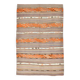 Tapis kilim persan aux couleurs douces (6 x 9 cm), tapis anatolien (179 x 267 cm)