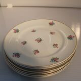 6 assiettes à dessert