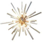 Triedro chandelier in Murano glass