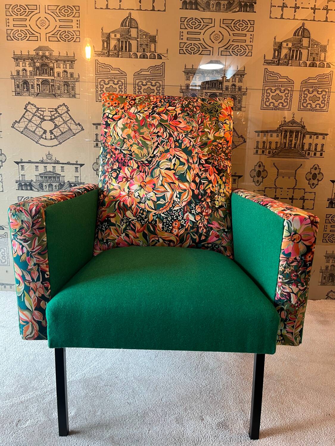 Vintage television armchair