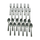 Silverware art deco 1930 forks and spoons metal argente alfenide
