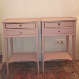 Pretty Pair of bedside tables style Louis XVl
