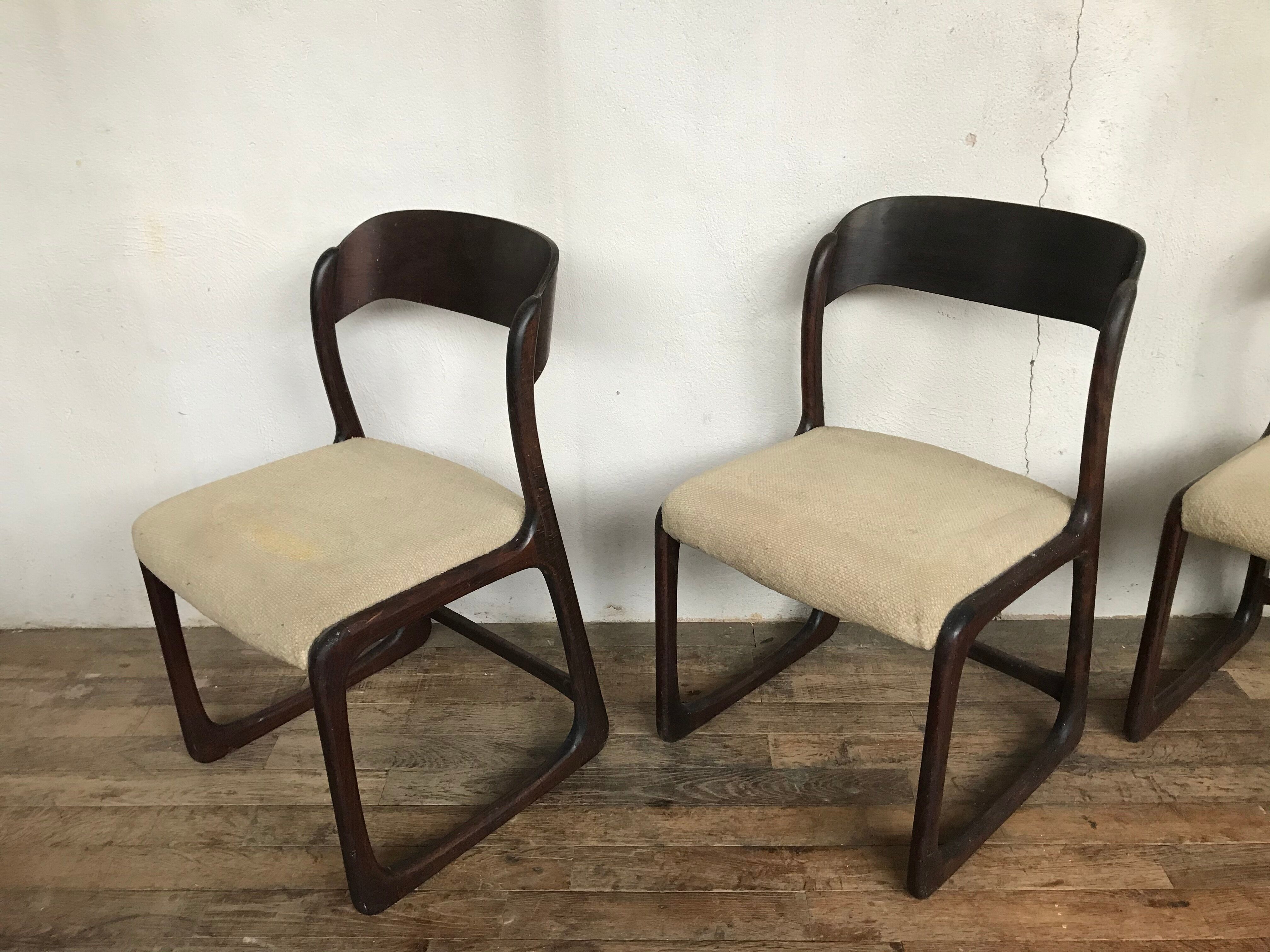4 chairs baumann 0/1970