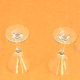 1970s Set of 4 cocktail glasses...