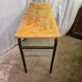 Double school desk 1970