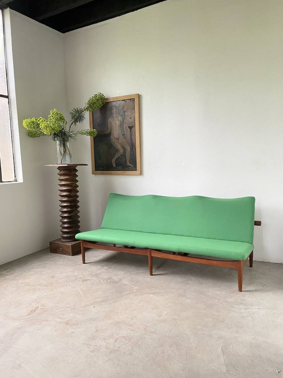 Finn Juhl three-seater bench “Japan” model France & Son