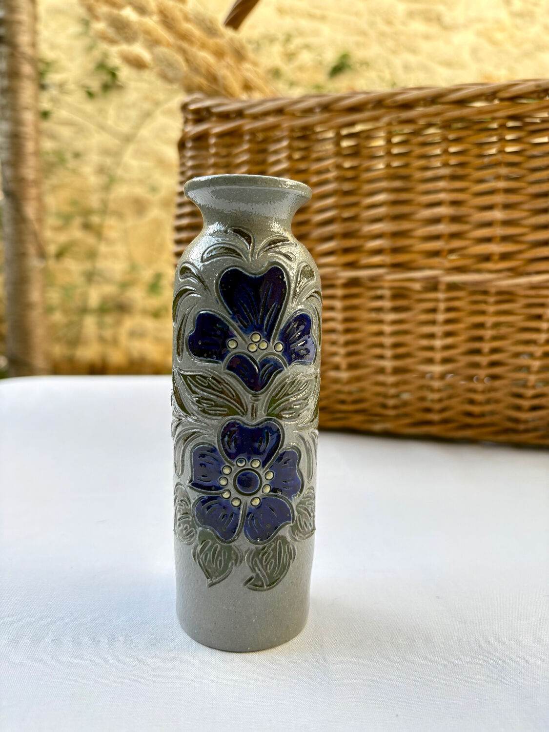 Alsace stoneware soliflore