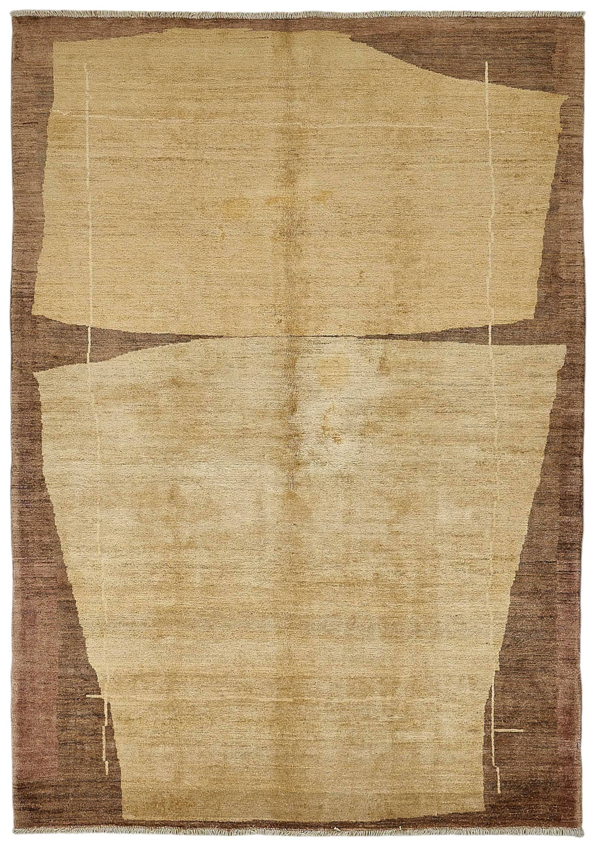 Tapis Oushak en laine noué à la main turc 163 cm x 237 cm