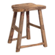 Antique stool in wabi-sabi style (c.1900) #9