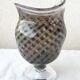 Vase sur pied en verre