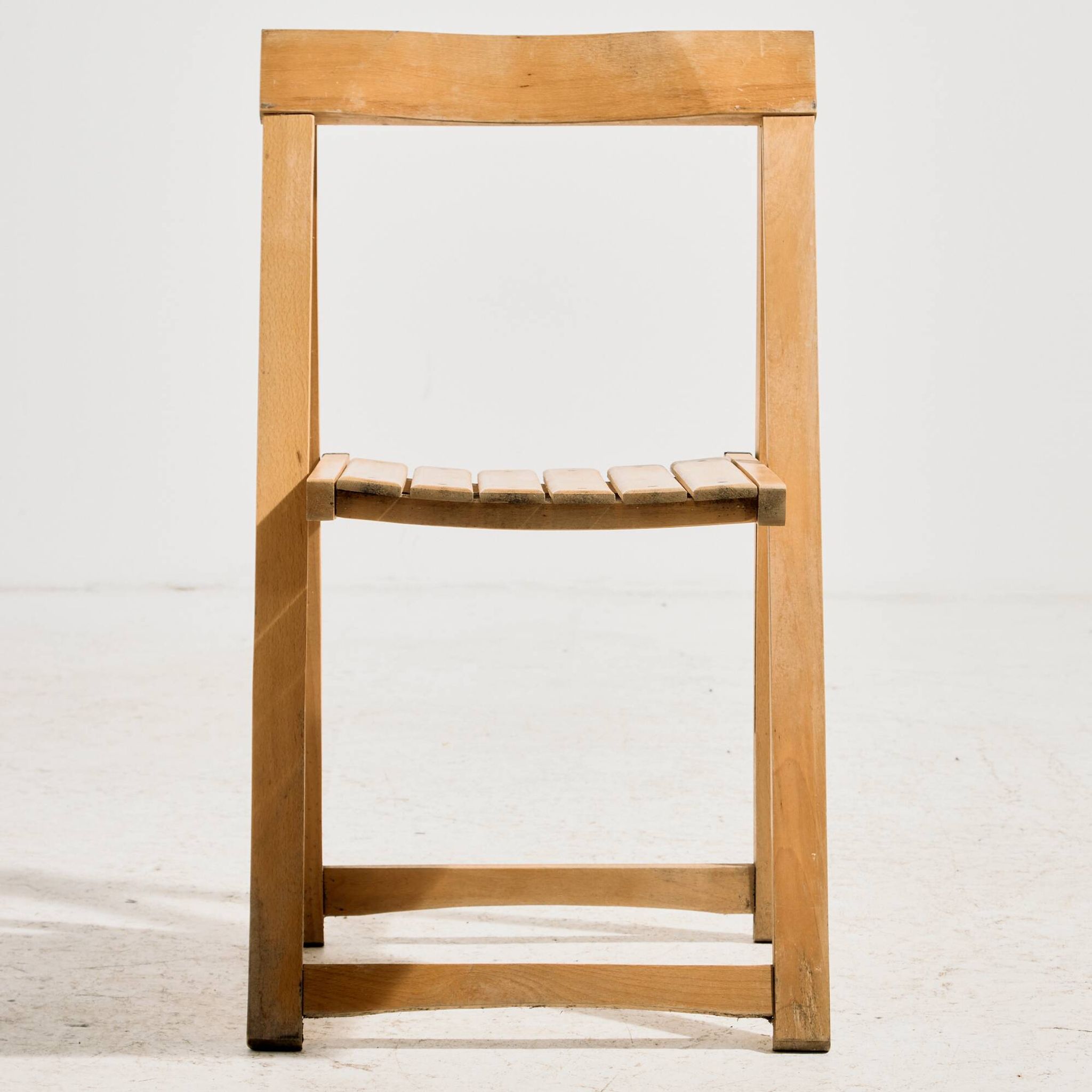 Beech chair by Aldo Jacober for Alberto Bazzani