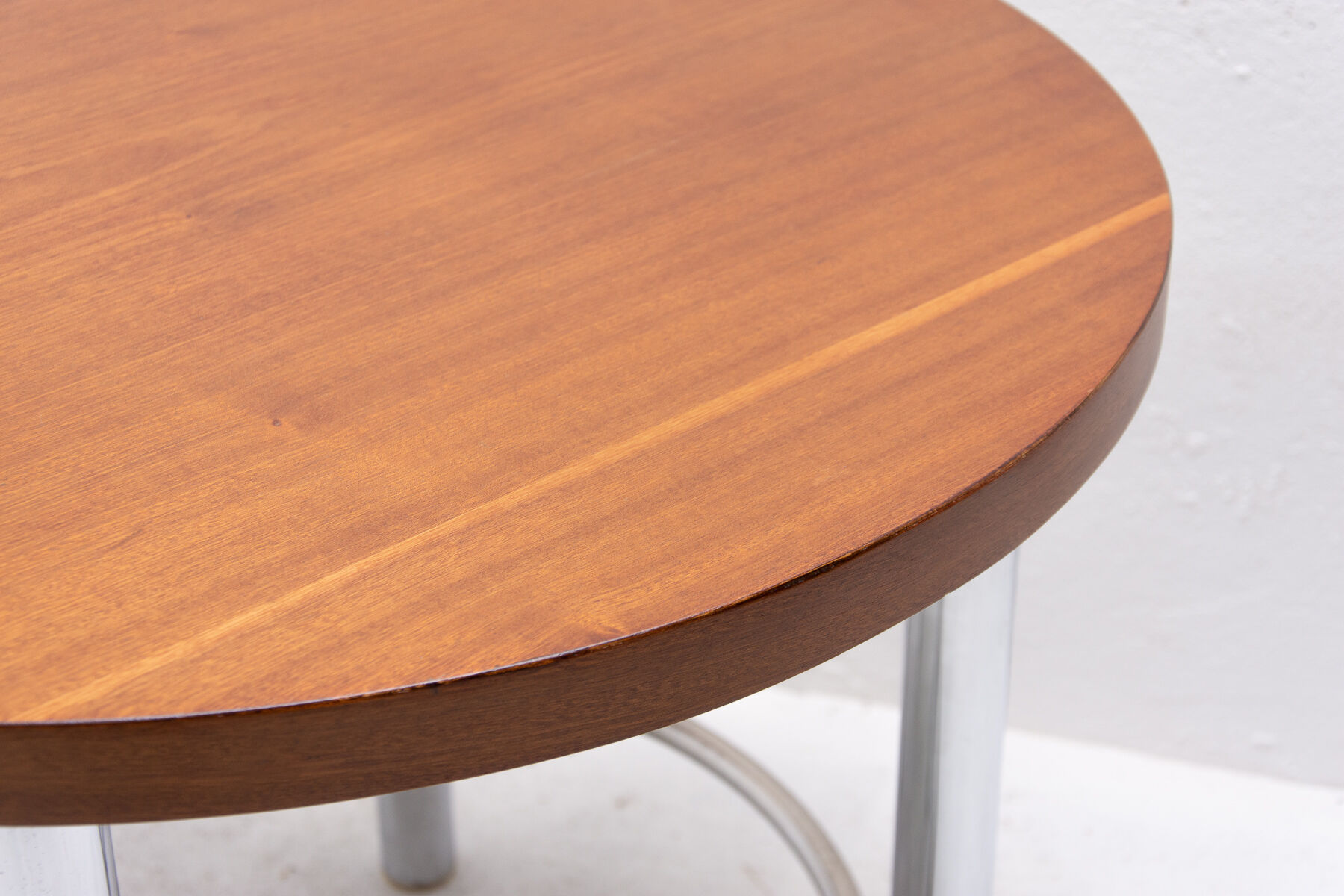 Bauhaus Chromed Coffee Table by Robert Slezak, 1930s