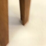 Vintage 1970s side table in minimalist wood