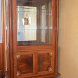 60s silver display cabinet