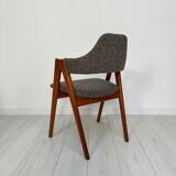 1960s set of 8 Compass teak dining chairs by Kai Kristiansen for Schou Andersen Møbelfabrik